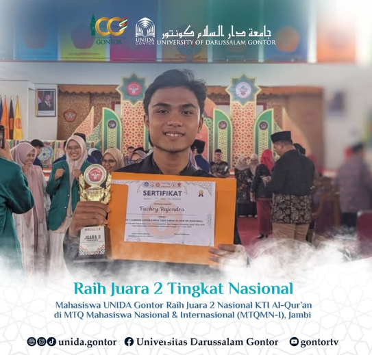 Juara 2 KTI Al-quran   Tingkat  Nasional